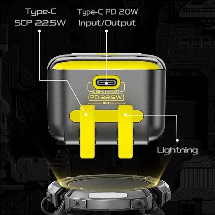 Pin sạc dự phòng CyberPunk 10000mAh ZHX-PB22 Pin sạc dự phòng CyberPunk 10000mAh ZHX-PB22